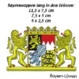 Bierkrug mit Gravur und bayerischem Wappen