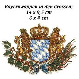 Bierkrug Bayern mit Wappen